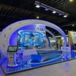 Songapore exhibitions booth led screen 1